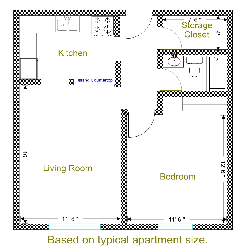 North-Villa-1-Bedroom-Layout