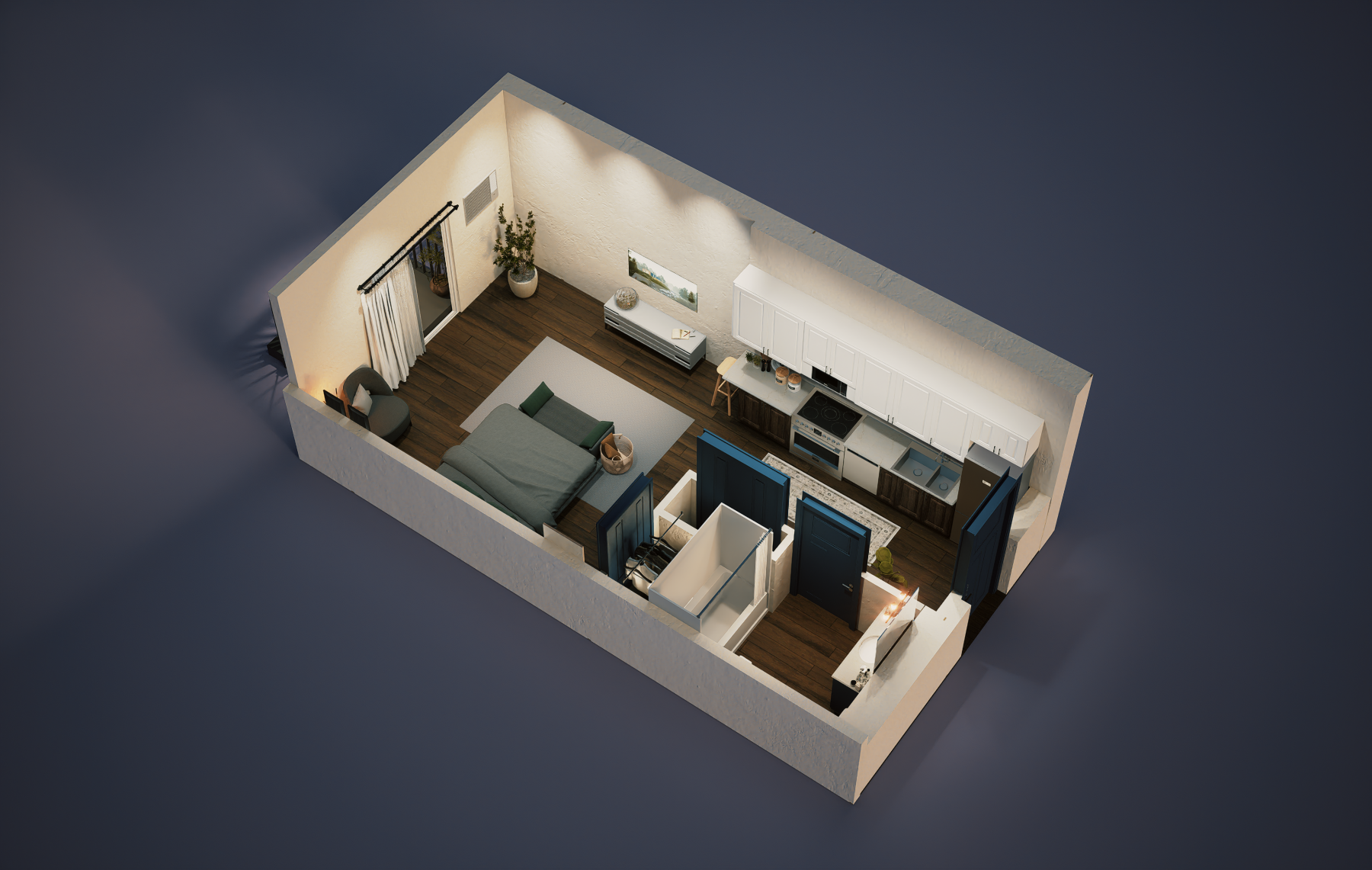 The-Heights-Bluffs-Studio-Layout